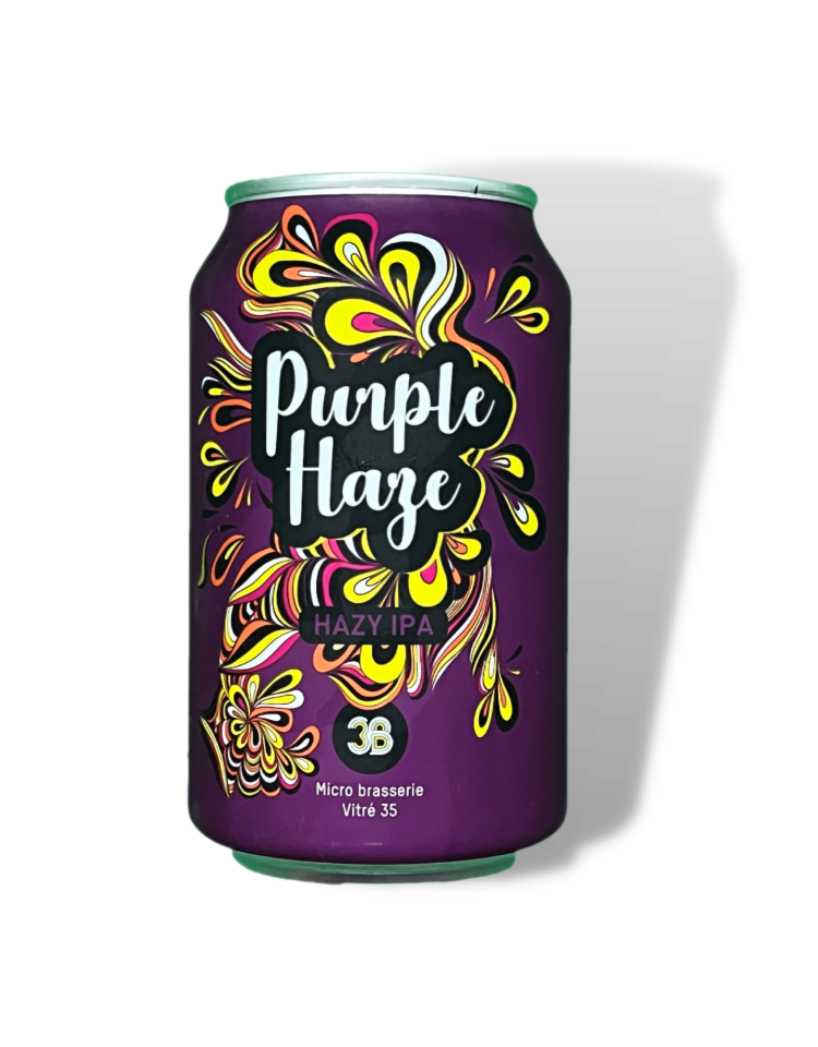 3B Purple Haze Hazy IPA (IPA) can 33CL