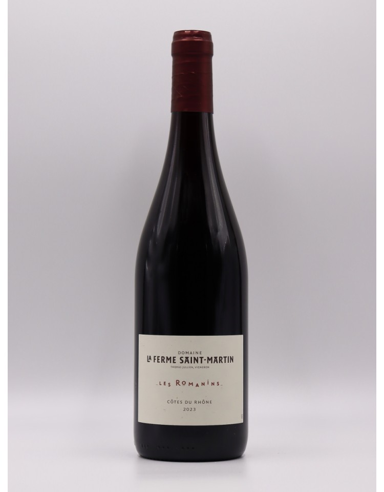 COTES DU RHONE (BIO) ''LES ROMANINS'' FERME ST MARTIN 2023