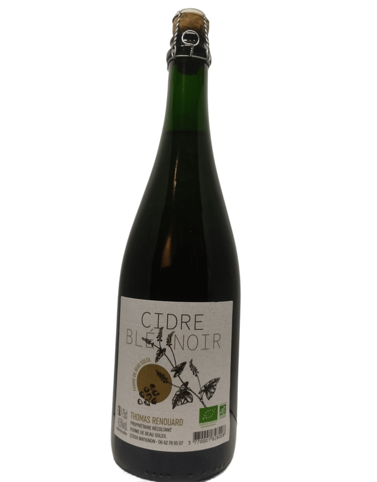 CIDRE Blé noir (BIO) BEAU SOLEIL 75CL
