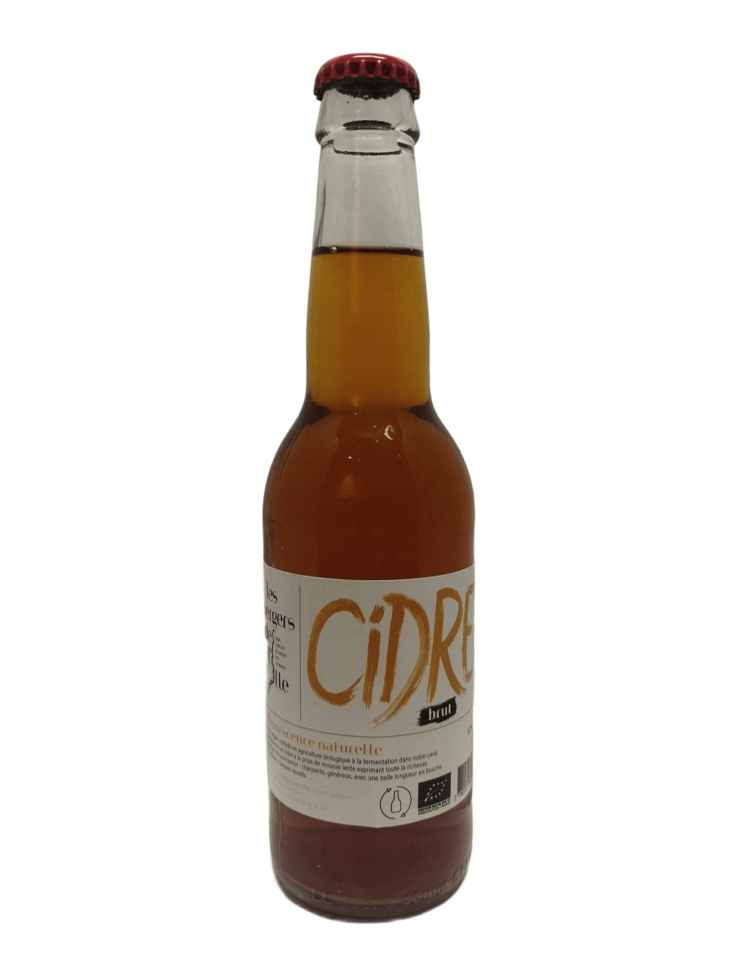 CIDRE (BIO) BRUT VERGERS DE L'ILLE 33CL