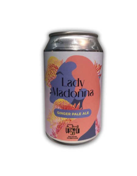3B Lady Madonna Ginger Pale Ale (Blonde) can 33CL