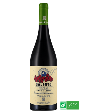 NEGROAMARO SALENTO (BIO) ''TERRENO'' [ROUGE] PAOLOLEO 2021